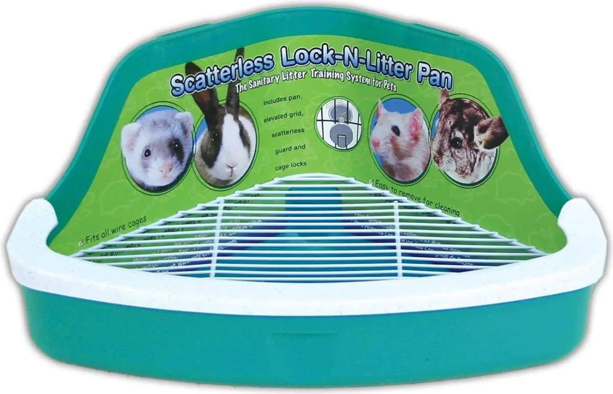 Ware Scatterless Lock-N-Litter Small Pet Pan